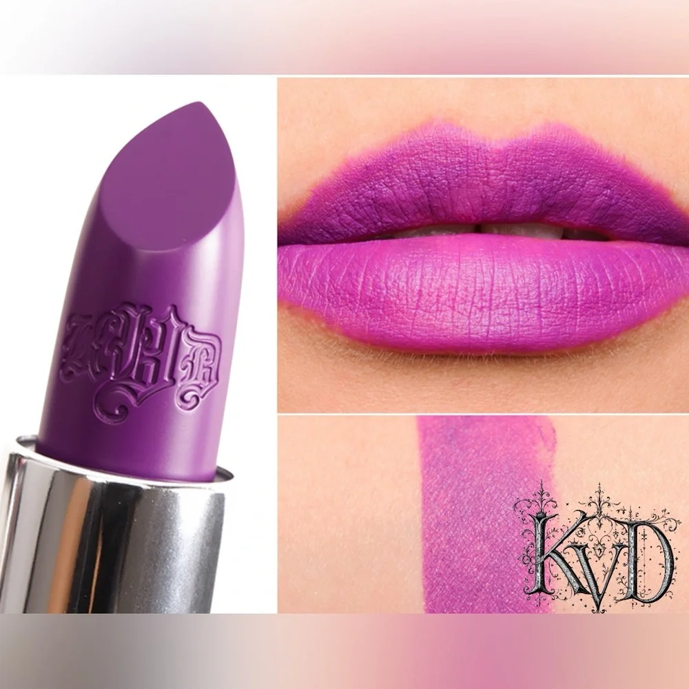 Kat Von D L.U.V. Studded Kiss Lipstick. NEW IN BOX. RARE.